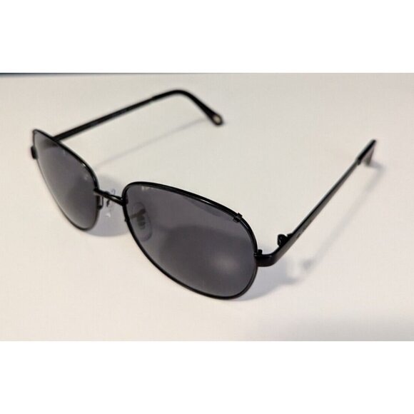 Fossil Men's Black Oval Metal Sunglasses FW107 BRAND NEW - Picture 2 of 7